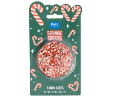 PME Cukrové sypání vánoční Candy Cane hůlky 25 g