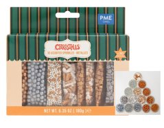 PME  Cukrová dekorace sadaMettalic Sprinkles 180 g