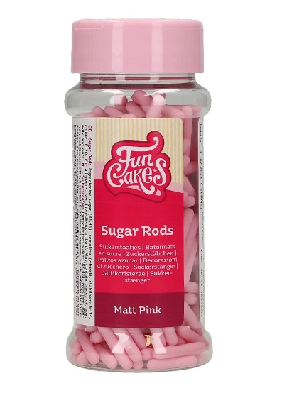 Cukrové sypání Funcakes Matt pink
