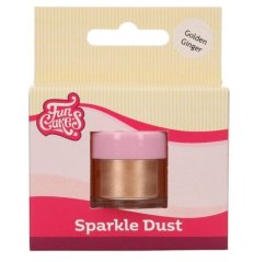 Fun Cakes Třpytivý prach Golden Ginger