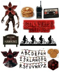 Jedlý papír stranger things