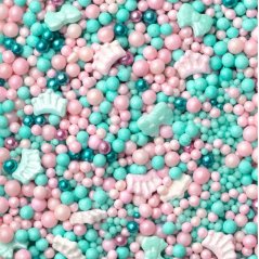 Princeznovské cukrové zdobení – pastelový mix Mint Princess