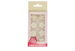 FunCakes Cukrové kytičky - bílé mix 32 ks