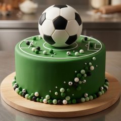 Fotbalové cukrové zdobení – perly 10 mm Football Spirit