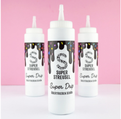 Cake Drip Super Streusel - černá 300g