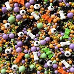 Halloweenské cukrové zdobení – mix Fun & Fear