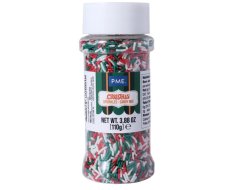 PME Cukrové sypání vánoční Candy Cane mix 110 g