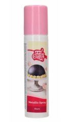 Barva ve spreji FunCakes black - černá, 100 ml
