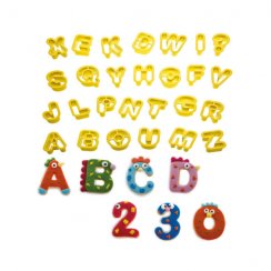 Vykrajovátka abeceda s čísly MALÁ Decora