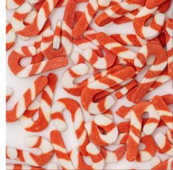 PME Cukrové sypání vánoční Candy Cane hůlky 25 g