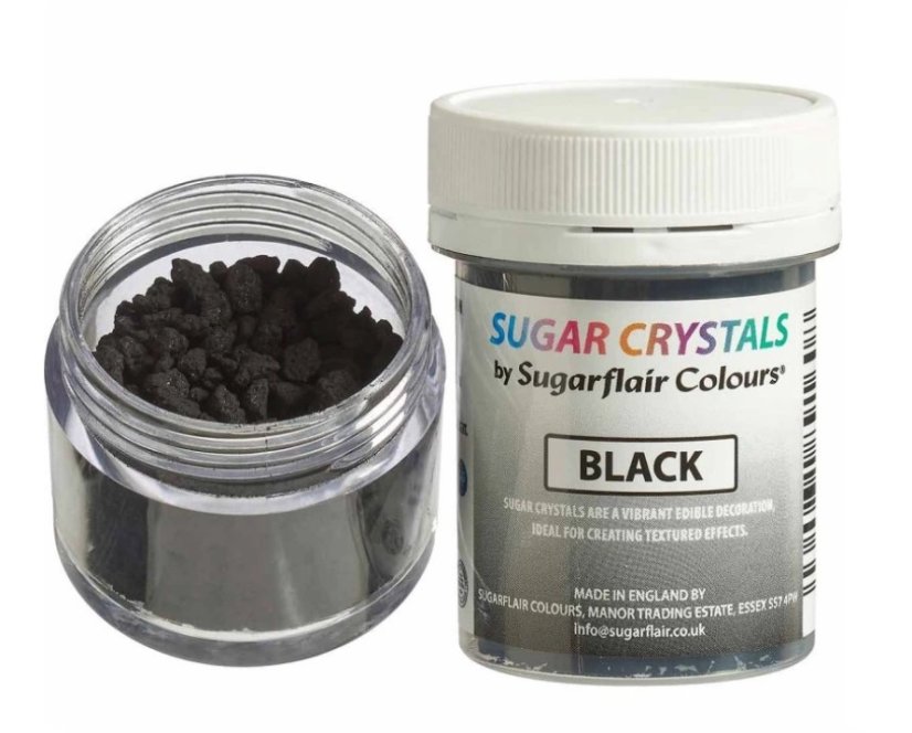 Sugarflair Cukrové krystaly SUGAR CRYSTALS Black Sugarflair Cukrové krystaly SUGAR CRYSTALS Black