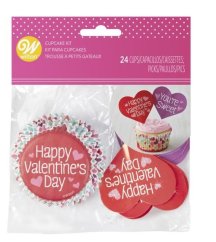 Wilton košíčky na cupcakes valentýnské
