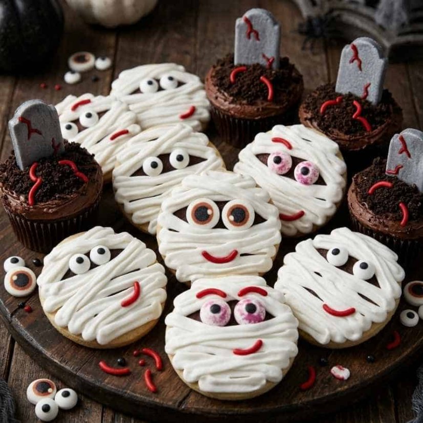 Halloween cukrové zdobení 5v1 Bloody Eyes PME 105 g