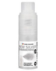 Třpytky v rozprašovači Food Colours New Silver Shimmering- stříbrná, 5g 60365