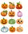 SLADCOSTI jedlý papír dýně Halloween na dort