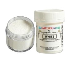 Sugarflair třpytkový cukr white