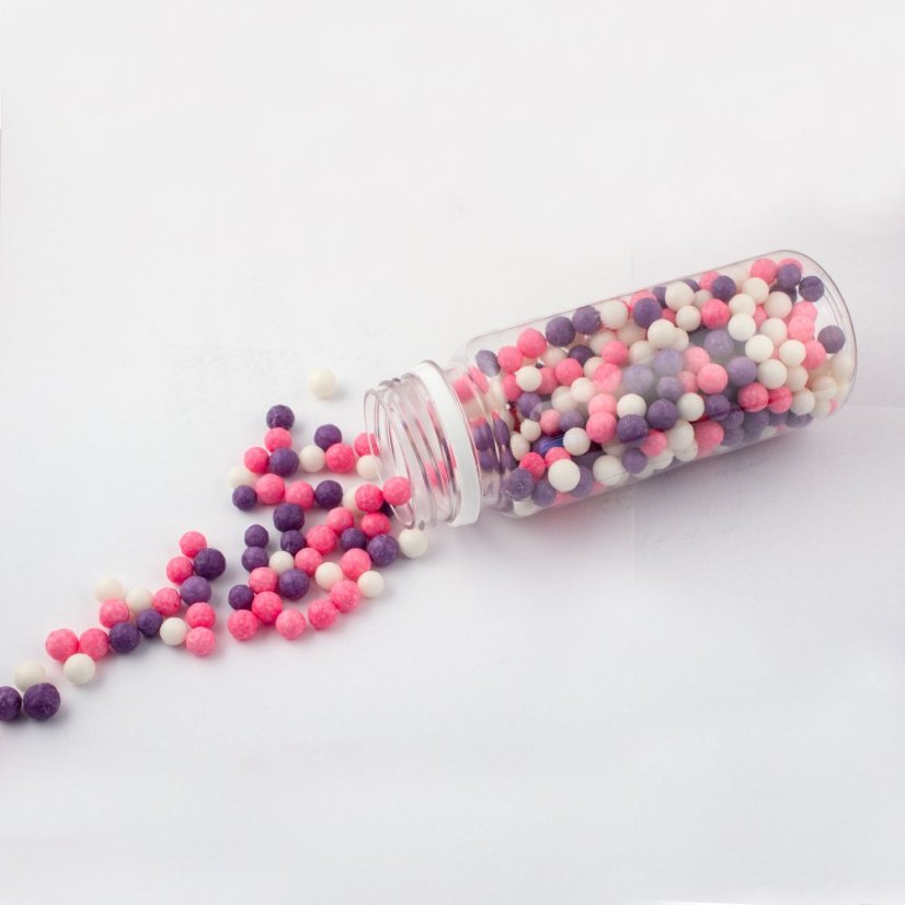 Cukrové zdobení Lumea Perly 7mm Princess mix, 130g