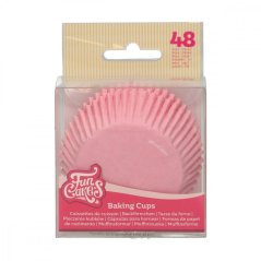 Cukrářské košíčky, 50x32mm Light Pink, FunCakes, 48ks