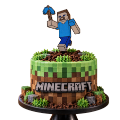 Zápich na dort Minecraft Steve