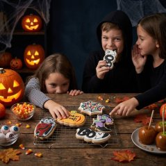 Halloweenská vykrajovátka s razítky – 3 ks PME