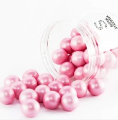 Cukrové zdobení Super Streusel ChocoBalls XL  Rosa, 130g