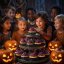 Halloween sada košíčků a zápichů  na cupcakes Netopýři PME – 48 ks