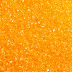 Oranžový třpytivý cukr na zdobení 100 g – Decora