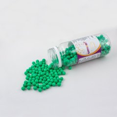 Cukrové zdobení Lumea Perly 5 mm Xmas Green, 130g