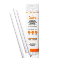 Plastové duté pevné výztuže Decora pr. 8mm, 30cm, 8ks