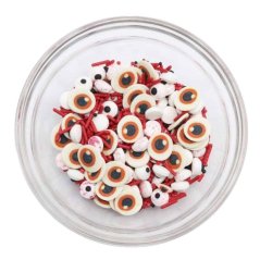 Halloween cukrové zdobení 5v1 Bloody Eyes PME 105 g