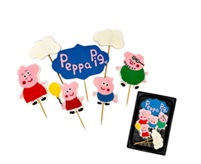 Cukrová dekorace prasátko peppa