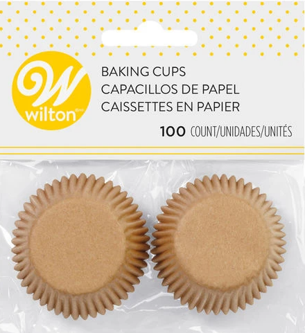 Cukrářské košíčky mini Wilton 32x25mm, přírodní, 100ks