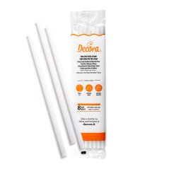 Plastové duté pevné výztuže Decora pr. 8mm, 30cm, 8ks