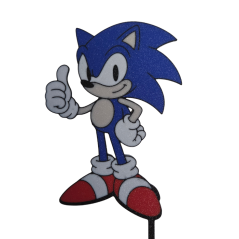 Zápich na dort Sonic