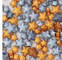 PME Cukrové sypání vánoční Sprinkle Charms hvězdičky 25 g