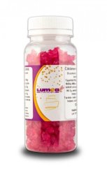 Lumea cukrové krystaly tmavě růžové 100 g