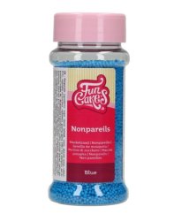 Cukrové zdobení FunCakes, máček tm. modrý 80g