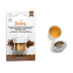 Prachová perleťová zlatá barva - NEW Gold Decora