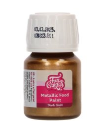 FunCakes tekutá metalická barva Dark Gold 30 ml