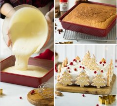 Forma čtvercová červená