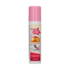 Barva ve spreji FunCakes Bright Gold - Zlatá, 100ml