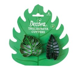 Decora tropické listy vykrajovátka 2 ks