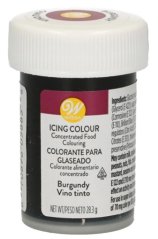 Wilton gelová barva Burgundy