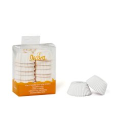 Cukrářské košíčky mini bílé 32x22mm Decora, 200ks