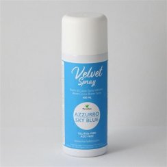 Sprej Velvet SKY BLUE Martellato, 400 ml