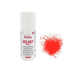 Decora Velvet sprej 100 ml - červený