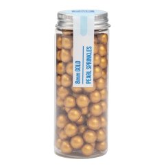 Zlaté cukrové perličky 8 mm PME 40 g
