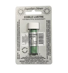 Sugarflair Christmas Green s leskem