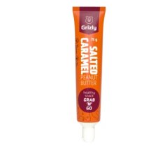 GRIZLY Arašídový krém slaný karamel v tubě 75 g