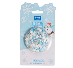 PME Cukrové sypání vánoční Snowflake sprinkle charms 25 g